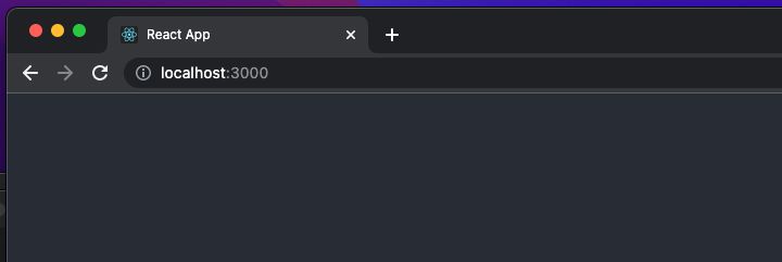 Screenshot of Chrome running a React app on localhost