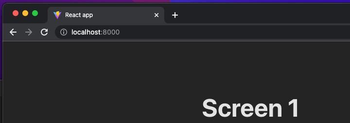Screenshot of Chrome running a React app on localhost